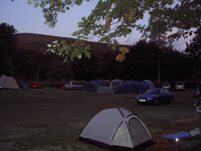 Early morning at Crowden campsite