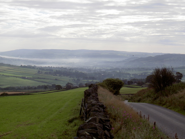 The whole landscape shrugs off the veil of sleep