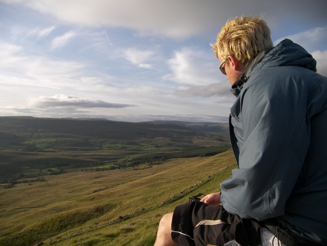 Looking down to Wensleydale
